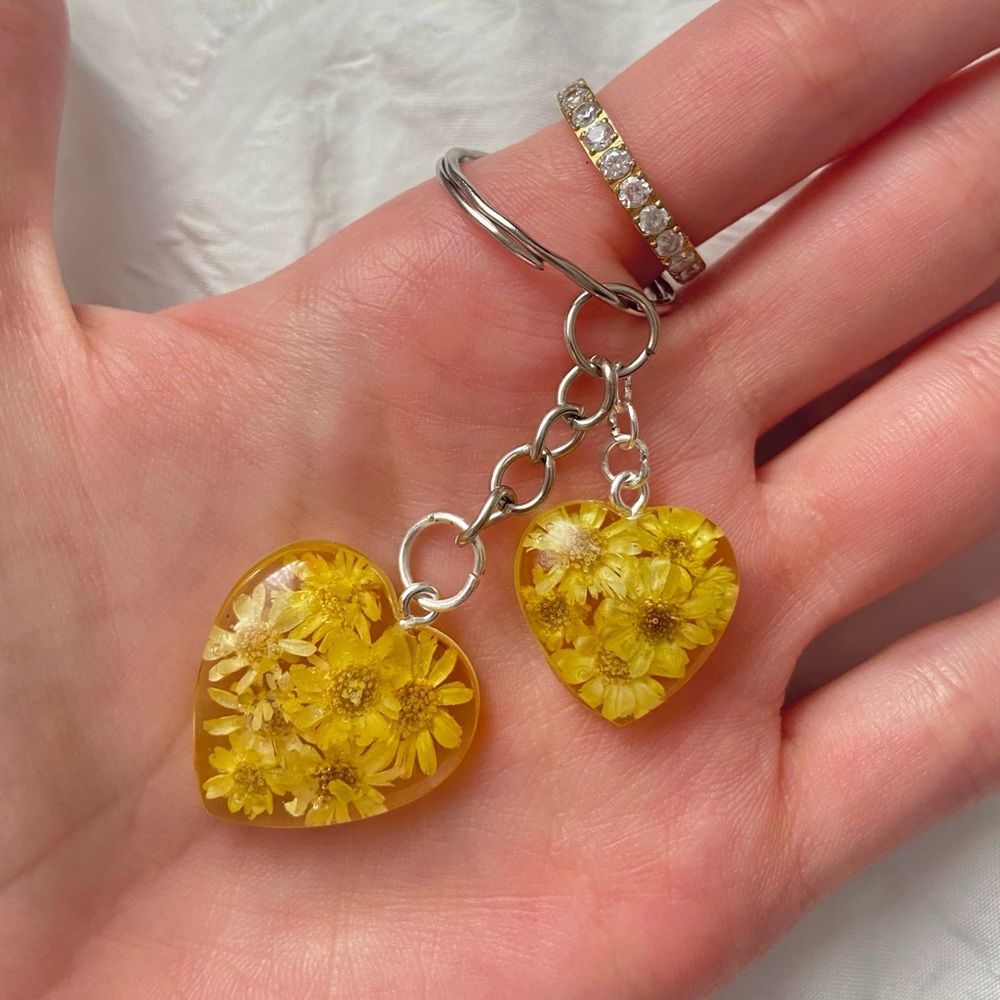 Floral keychain